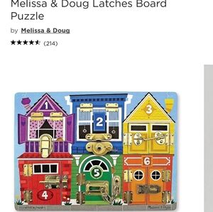 Melissa & Doug Latches Board Puzzle - Multicolor